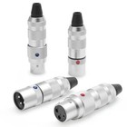 OYAIDE XLR connector 4 pieces 1 set FOCUS 1 from japan +Tracking number