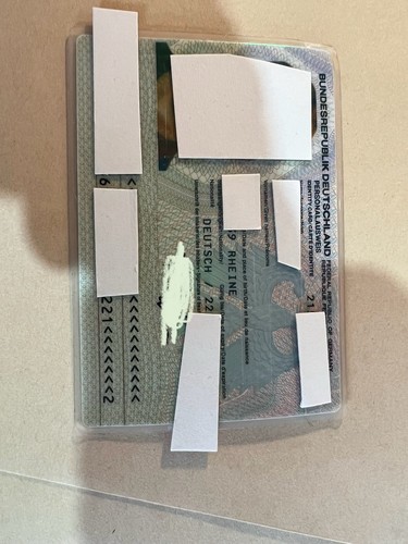 An Old Expired German ID Card For Collectors. - Picture 2 of 2