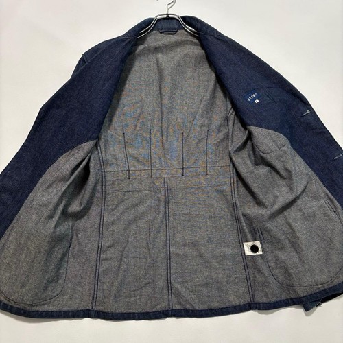 Beams Denim Tailored Jacket, Size M, Indigo Blue, Made in Japan - Picture 4 of 10