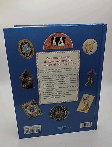 ENCICLOPEDIA de PROYECTOS ARTESANALES DE DOS HORAS Libro Acolchado Punto de Cruz Cuentas de Madera - Imagen 2 de 15