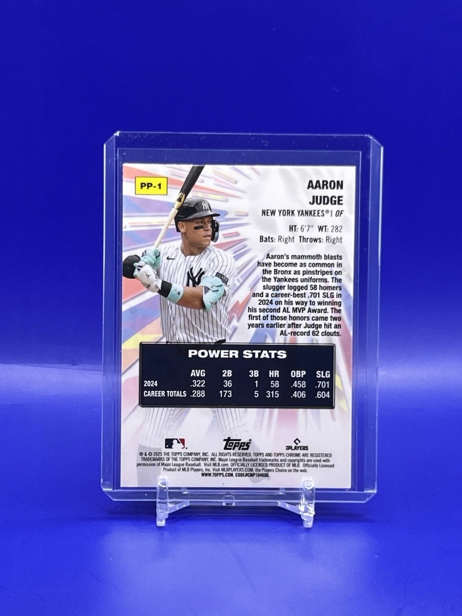 ※1/1 Topps Chrome 田中将大 NY Yankees 2024 Topps Series 1 Aaron Judge CHROME Stars Of MLB SMLB-13