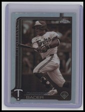 2025 Topps Chrome #62 Harrison Bader Sepia Refractors Minnesota Twins