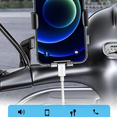 Support téléphone moto réglable avec pare soleil et caractéristiques étanch - Photo 7 sur 16