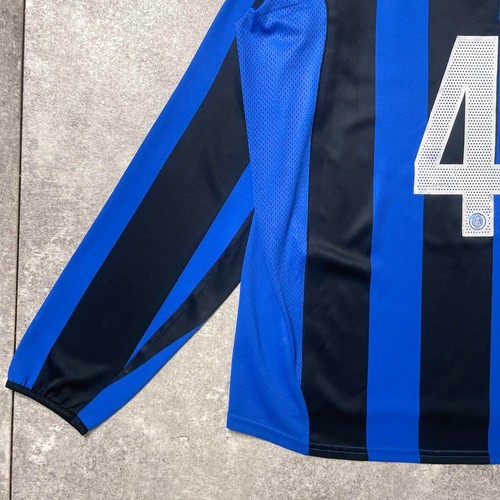Javier Zanetti #4 Inter Mailand 04-05 Match Worn Home L/S Trikot NIKE XL F/S - Bild 9 von 10