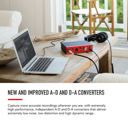 Focusrite Clarett 2Pre Audio Interface 10IN 4OUT Focus Light 275 - Picture 6 of 8