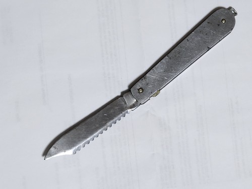 G. Schrade's Unique Hunting & Fishing Pocket Knife Stainless With Locking Blade - Picture 7 of 7