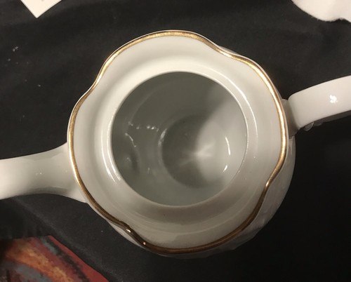 Wawel Casa Oro 20 Piece Tea Set Edged in Gold, Embossed. Made In Poland. Vintage - Picture 8 of 10