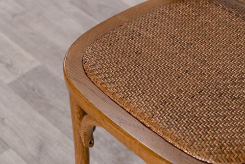 BENTWOOD DINING CHAIRS OAK WOODEN CHAIRS CROSS BACK DINING CHAIRS - Picture 36 of 57