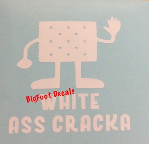Innocent A$$ Cracka Car Truck Suv vinyl sticker decal