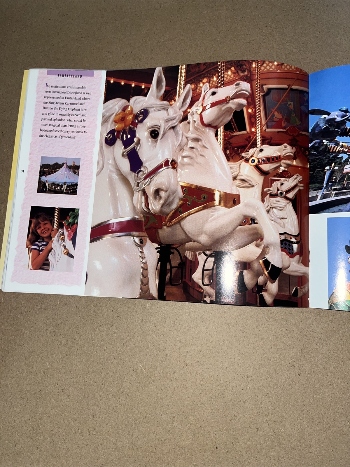 Vintage Walt Disney's Disneyland 1995 Souvenir Book- 40 Years of