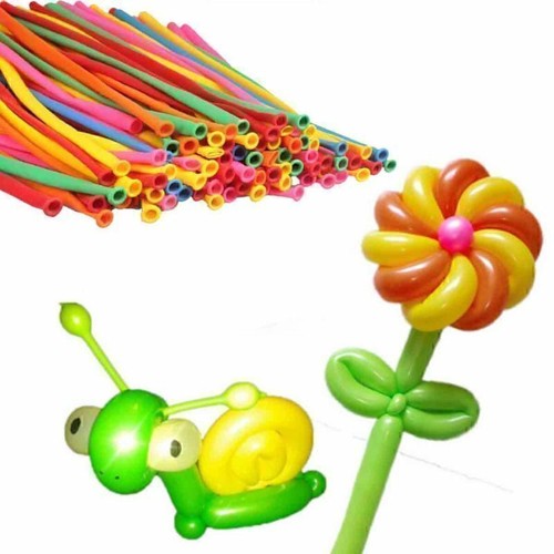 400x Lange Modellierballons 260Q Luftballon Traditional Mix Magie Figuren B Y2D3 - Bild 3 von 11