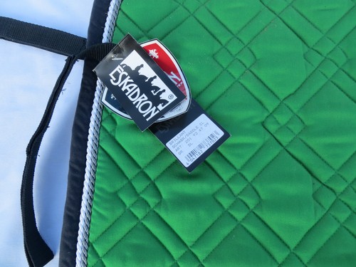 Eskadron Dressurschabracke Brillant Schabracke DL grün blau NEU - Bild 2 von 5