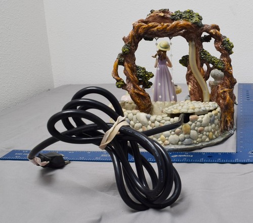 Classic Treasures Porcelain Musical Garden Party Water Fountain CHIPPED THUMB - Picture 4 of 12