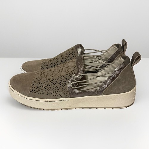 JAMBU ERIN grau Wildleder Leder Slipper Sneaker Größe 9,5 Schuhe - Bild 3 von 7