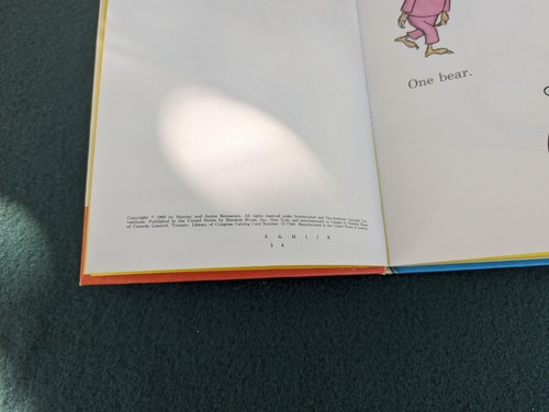 Lot of 3 Berenstain Bears Books By Stan And Jan Berenstain VTG Hardcover 60s - Picture 18 of 19