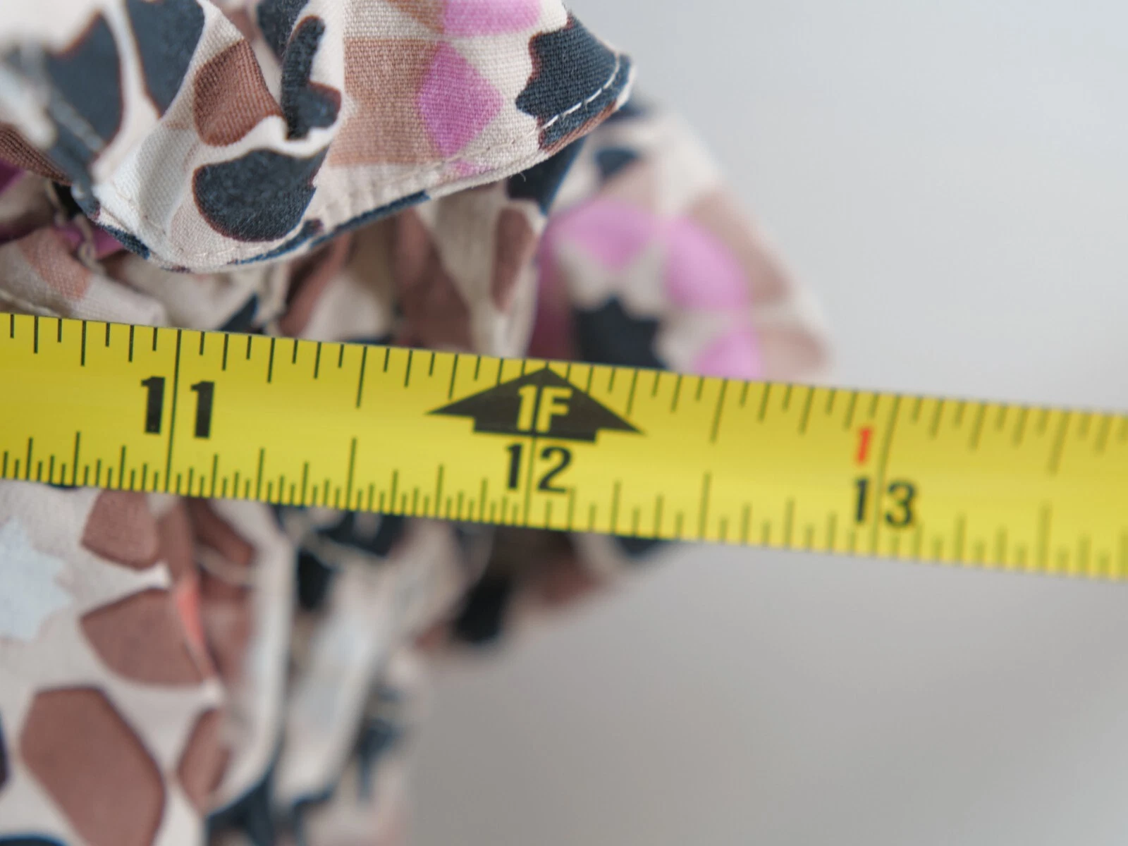 Abito Kate Spade New York nuovo con etichette donna 6 mosaico floreale poplin rosa motivo marrone