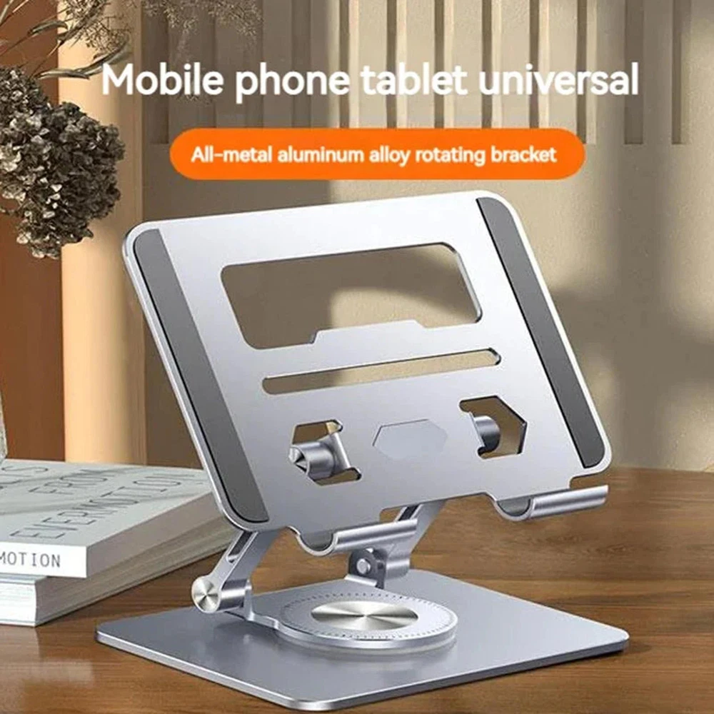 Adjustable Ergonomic Aluminum Laptop Stand for Desk with Foldable Design