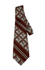 Vtg Mickey Mouse By Cervantes Mens Brown Tie Qiana Nylon Walt Disney Productions