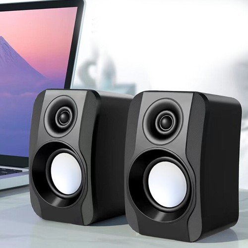 USB Wireds Speaker Subwoofer Soundboxes 3.5mm Input USB Power Computer Speaker - Bild 3 von 8