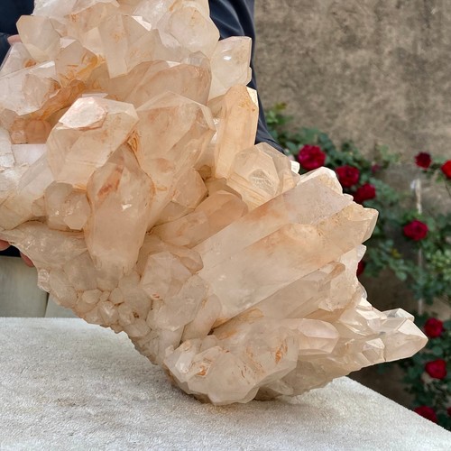 10.1LB A+++Large Natural white Crystal Himalayan quartz cluster /mineralsls - Picture 11 of 19
