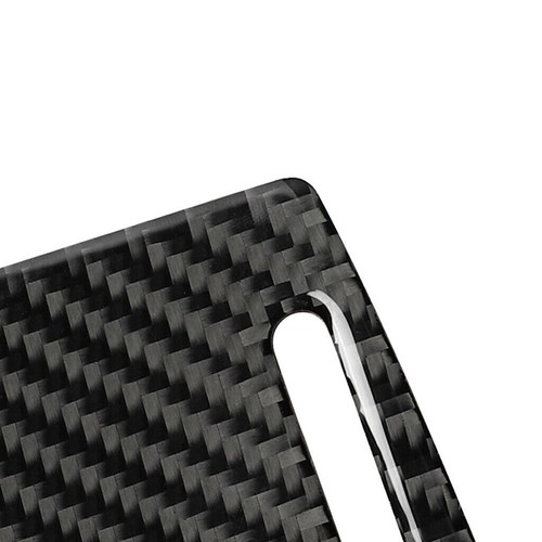 Carbon Black Center Water Cup Holder Panel Cover Trim For Audi A6 A7 2012-2018 - Picture 7 of 9