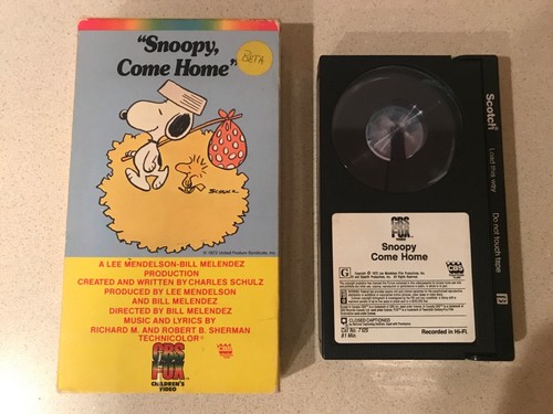 Snoopy, Come Home (BETA, 1984, CBS Fox)