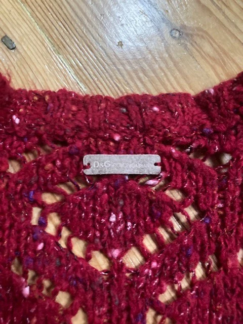 Дамы Dolce & Gabbana классический трикотажный джемпер размер S - Изображение 2 из 4