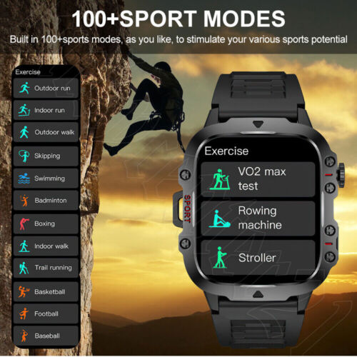 2025 Smart Watch For Men/Women Waterproof Smartwatch Bluetooth iPhone Samsung - Picture 2 of 12
