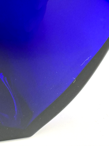 LSA International Cobalt Blue Half Sphere Glass Vase - Made in Poland - 第 5/8 張圖片