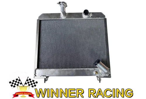 Aluminum Radiator Fit Jaguar 4.2L XKE E-Type Series 2 1968-1971 Manual