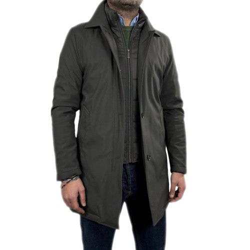Herren Winter Trenchcoat Mantel Elegant Mantel Schneidermantel VEQUE - Bild 4 von 14