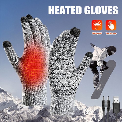 Guantes Eléctricos Calefacción Pantalla Táctil Exterior Camping Invierno Calentador de Manos - Imagen 18 de 21
