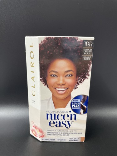 Clairol Nice N Easy 2X Repair Plex 1RR Deepest Cherry Black Hair Dye 3614229502039 | eBay Clairol Nice N Easy 2X Repair Plex 1RR Deepest Cherry Black Hair Dye 3614229502039 | eBay