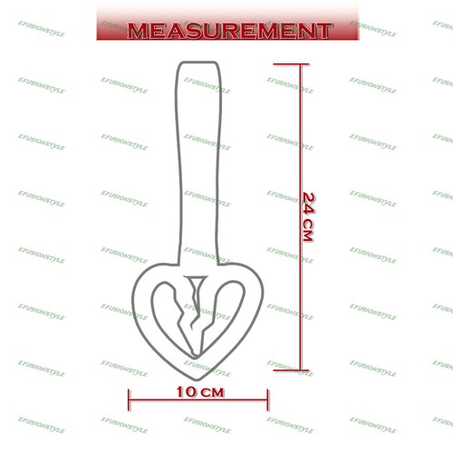 Red Crystal S Broken Heart JDM Ring Tsurikawa Car Train Bus Strap -Red Nylon X2 - Picture 2 of 5
