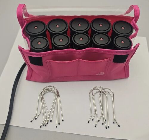 Revlon Perfect Heat Curls to Go Travel Hot Rollers Storage Pouch Clip testato!! - Foto 4 di 4