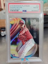 2018 Bowman Platinum - Base Pitching #34 Shohei Ohtani (RC)