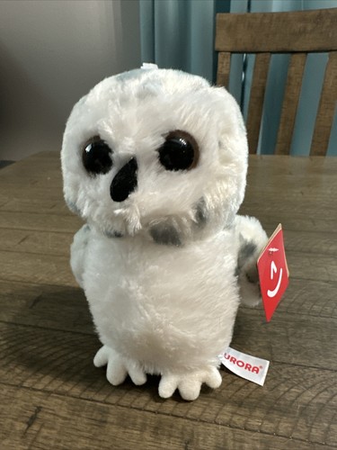 💜Aurora World 8" Snowy Owl Toy, Small, White- NWT - Picture 2 of 12