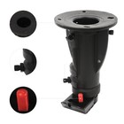 For Camper/RV/Trailer Kingpin Box 5th Gooseneck Adapter Adjustable Wheel Adapter