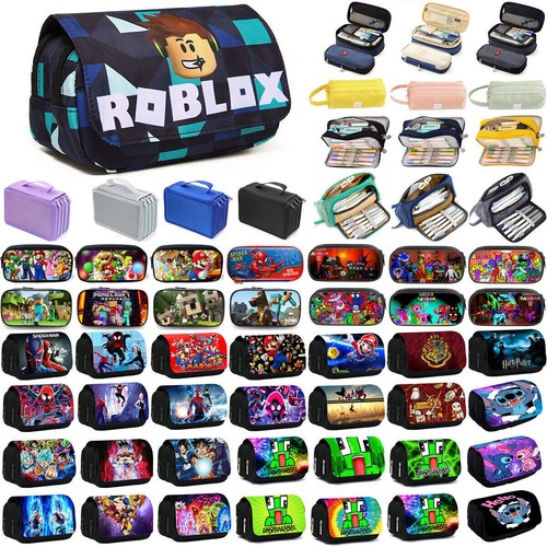 Back to School Pencil Case Cartoon Stationary Bag Pen Pouch Cosmetic Bag Office - Picture 2 of 134