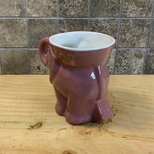 Vintage Frankoma 1992 Republican GOP Political Elephant Coffee Mug Dusty Rose - Picture 6 of 12