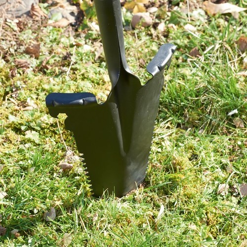 PROFI-PARTNER Spaten mit Wurzelsäge - Spitze aus Karbonstahl mit scharfen Zähnen - Bild 7 von 7