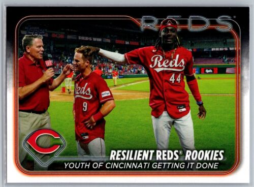 2024 Topps Serie 1 - #133 Resilient Reds Rookies Cincinnati Reds MLB Karte