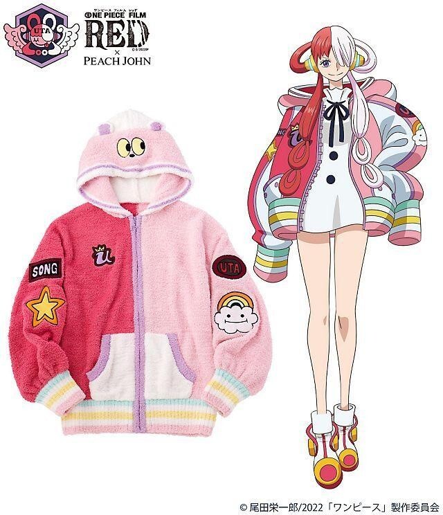 PEACH JOHN x ONE PIECE FILM RED Uta Hoodie Pink Size M | eBay PEACH JOHN x ONE PIECE FILM RED Uta Hoodie Pink Size M | eBay