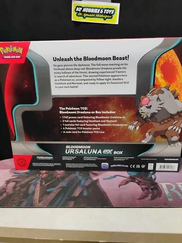 Pokemon TCG: Bloodmoon Ursaluna Ex Box *SEALED* 2024 - Bild 2 von 2