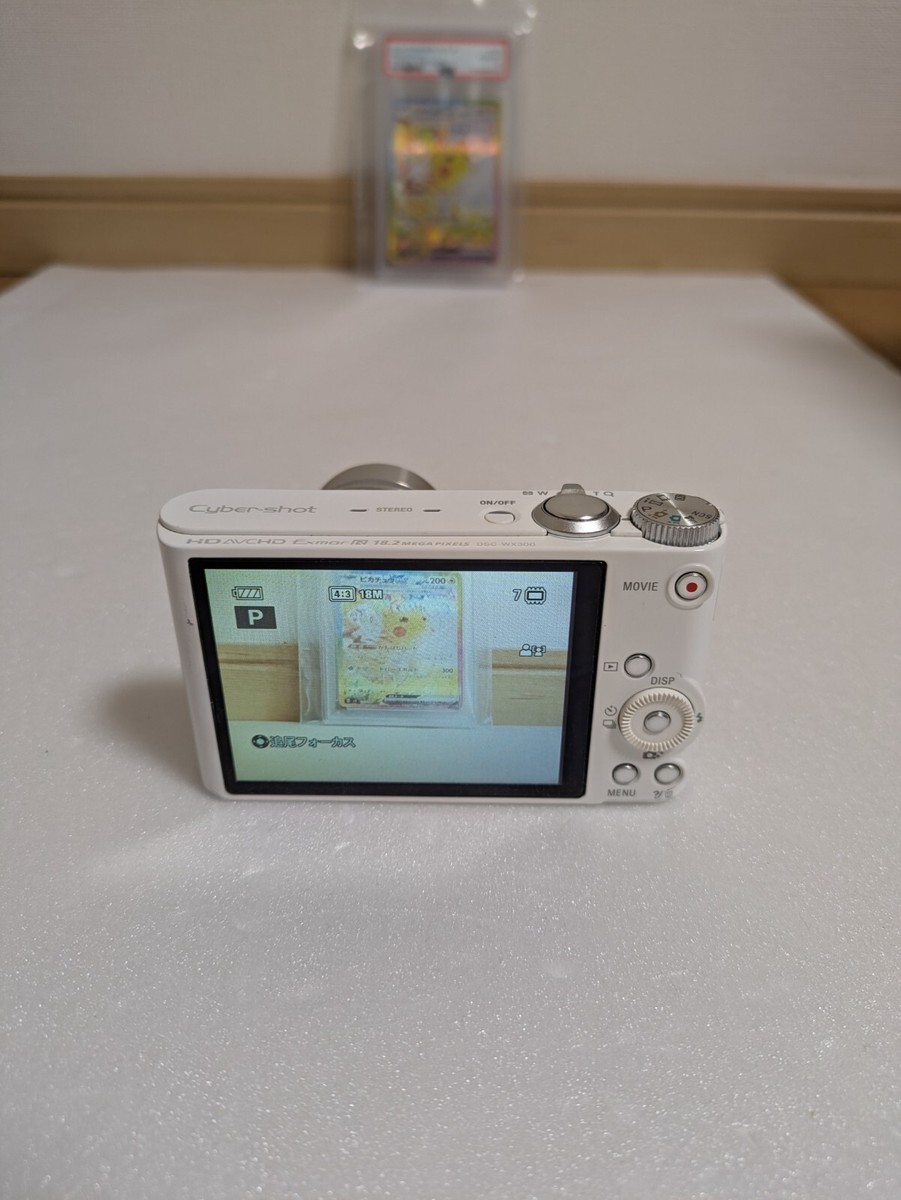 SONY Cyber-Shot DSC-WX300 white Compact Digital Camera