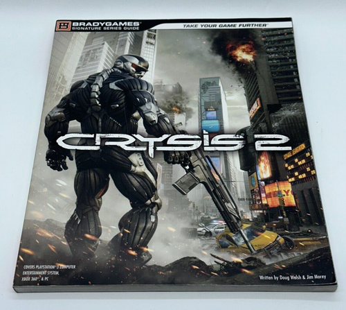 CRYSIS 2 Official Game Guide - BRADYGAMES, 2011 - Xbox 360 PS3 PC