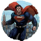17" DC - Superman "Happy Birthday"  Metallic Foil Balloon - Party Decoration