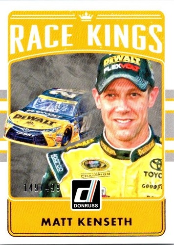 Panini Donruss Racing Gold Foil 2017/499 elige tu tarjeta conductor NASCAR Racing - Imagen 8 de 151