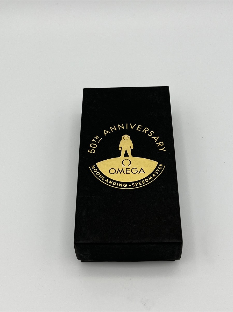 OMEGA Watch 50th Anniversary Speedmaster Moon Landing Pen Presentation Gift Box eBay