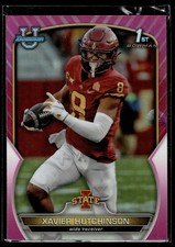 Xavier Hutchinson 2022 Bowman Chrome University Pink Refractor Card #32